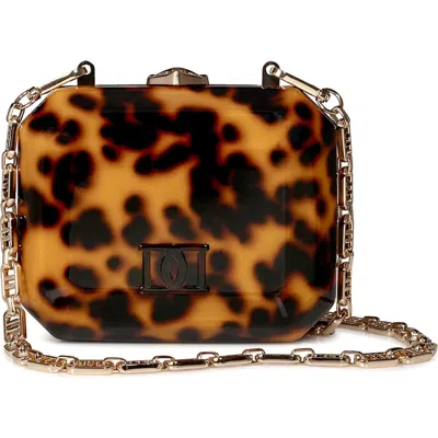 Deseri Diva Crossbody Clutch In Brown