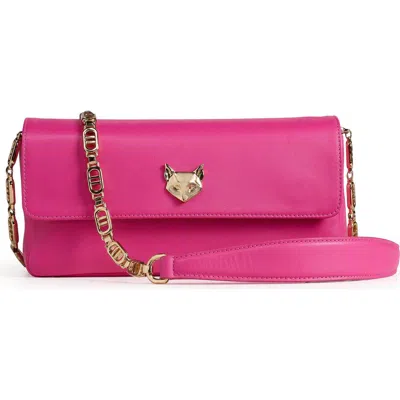 Deseri Michele Clutch Bag In Pink