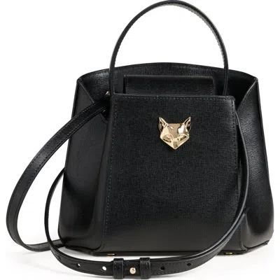 Deseri Rosa Mini Top Handle Bag In Black