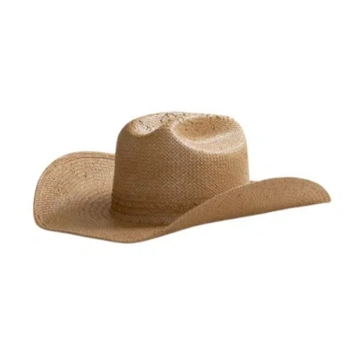Deseri Straw Western Hat In Brown