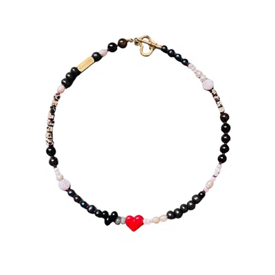 Desert Lobby Women's Black / Red / White Lovestruck Close Range In Multi