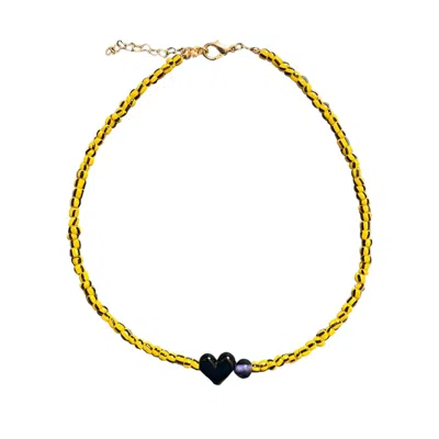 Desert Lobby Women's Black / Yellow Small Talk In Multi