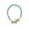 Desert Lobby Women's Blue / Green Nile Blue – Handcrafted Egyptian-inspired Beaded Bracelet With Eye Of Horus Cha