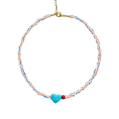 Desert Lobby Women's Blue / Red Small Talk In Multi