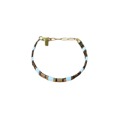 Desert Lobby Women's Gold / White / Brown Crown In Multi