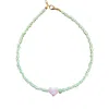 Desert Lobby Women's Green / Pink / White Small Talk In Blue
