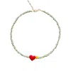 Desert Lobby Women's Green / Red Small Talk