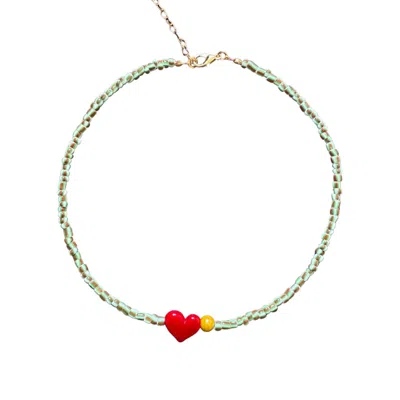 Desert Lobby Women's Green / Red Small Talk In Multi