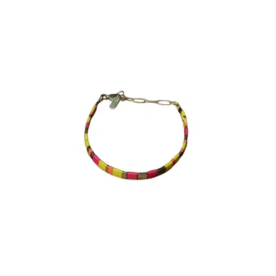 Desert Lobby Women's Orange / Red / Yellow Solar Eclipse In Brown