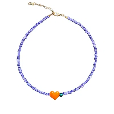 Desert Lobby Women's Orange / White / Blue Small Talk In Multi