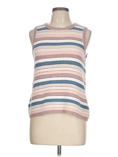 Pre-owned Design 365 Sweater Vest In Pink