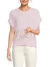 DESIGN 365 WOMEN'S EXTENDED SLEEVE SWEATER TOP
