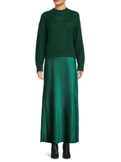 design 365 dress Design 365 Women's Sweater Dress In Forest