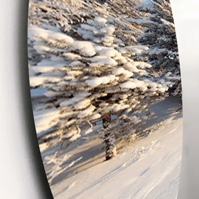 Design Art 3 Piece Sky Over Winter Landscape Wall Décor Set