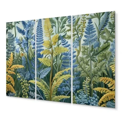 Design Art 3 Wall Decor Set In Blue;green