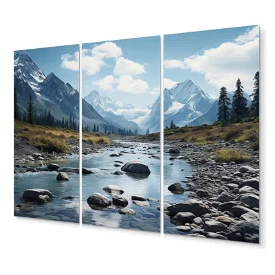 Design Art 3 Wall Decor Set In White;gray