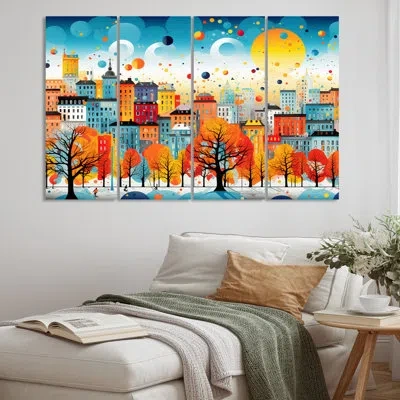 Design Art 4 Wall Decor Set In Multi