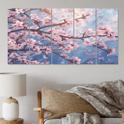 Design Art 5 Wall Decor Set In Blue;pink