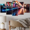 Design Art 5 Wall Decor Set In Blue;red