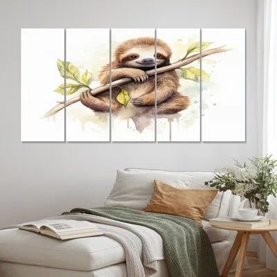 Design Art 5 Wall Decor Set In Brown;green