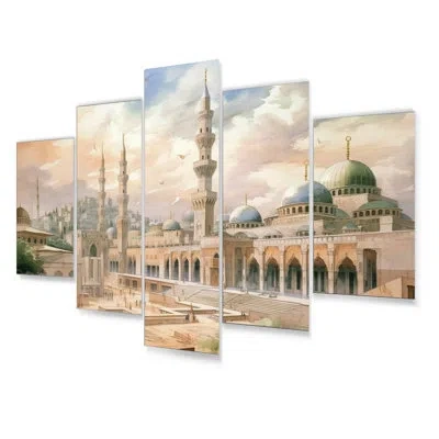 Design Art 5 Wall Decor Set In Green;beige