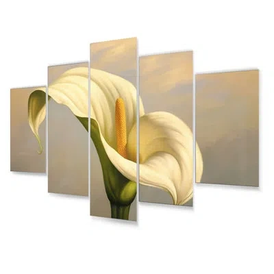 Design Art 5 Wall Decor Set Metal In White;green
