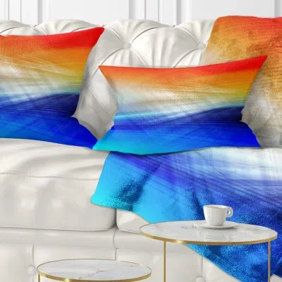 Design Art Abstract 3d Mix Lumbar Pillow