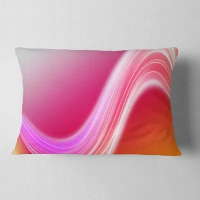 Design Art Abstract Abstract Abstract Curved Lines Lumbar Pillow