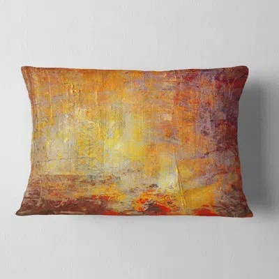 Design Art Abstract Abstract Ambient Canvas Grunge Lumbar Pillow
