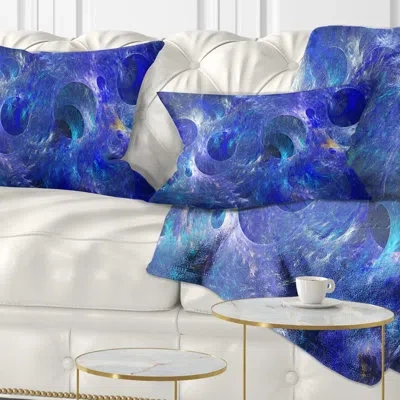 Design Art Abstract Abstract Clear Fractal Glass Texture Lumbar Pillow
