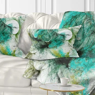 Design Art Abstract Abstract Fractal Digital Paint Pattern Lumbar Pillow