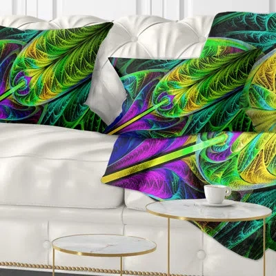 Design Art Abstract Abstract Stained Glass Texture Lumbar Pillow
