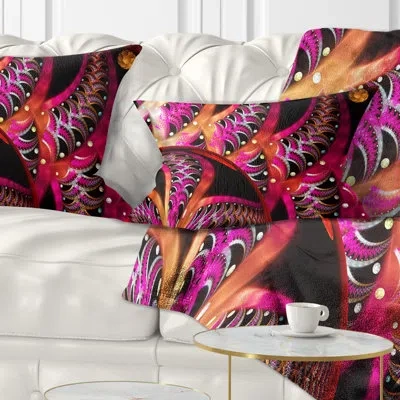 Design Art Abstract Abstract Unique Fractal Design Pattern Lumbar Pillow