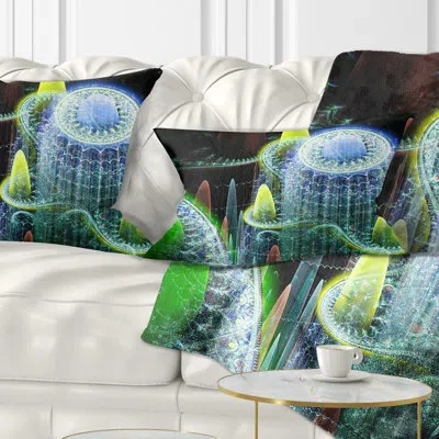 Design Art Abstract Abstract World Of Infinite Fractal Universe Lumbar Pillow