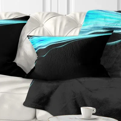 Design Art Abstract Flames Digital Artwork Lumbar Pillow