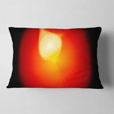 Design Art Abstract Glowing Misty Sphere Pillow Cover & Insert