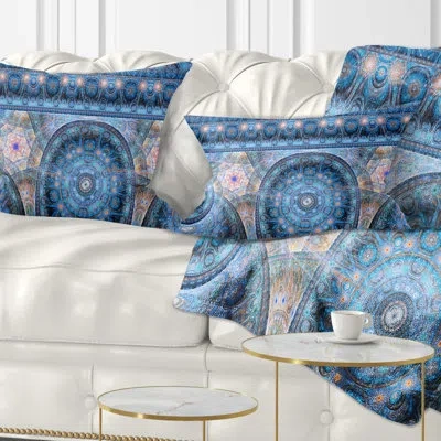 Design Art Abstract Light Living Cells Fractal Design Lumbar Pillow