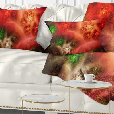 Design Art Abstract Magic Stormy Sky Lumbar Pillow