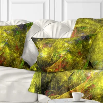 Design Art Abstract Mystic Psychedelic Texture Lumbar Pillow