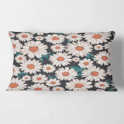 Design Art Abundance Of Daisy Flowers Rectangular Pillow Cover & Insert