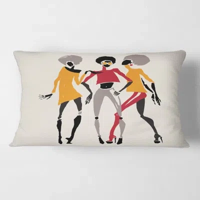 Design Art African American Women Silhouettes Ii Rectangular Pillow Cover & Insert