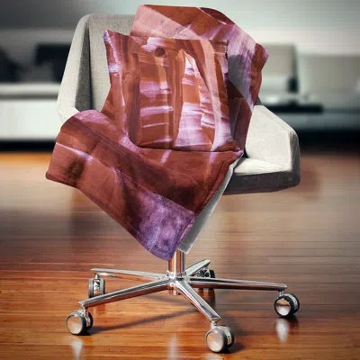Design Art Antelope Canyon Structures - Landscape Printed Pillow