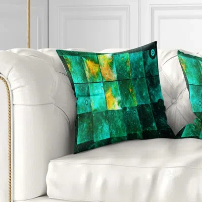 Design Art Astrological Space Map - Abstract Printed Pillow In Blue;black;brown;green;red;yellow;blue;b