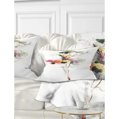 Design Art Beautiful Fashion Girl - Street Art Printed Pillow