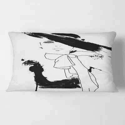 Design Art Beautiful Model Haute Couture Fashion Woman Ii Rectangular Pillow Cover & Insert