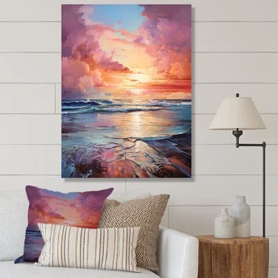 Design Art Beyond The Firmament Sunset I On Canvas Print In Wrapped Canvas