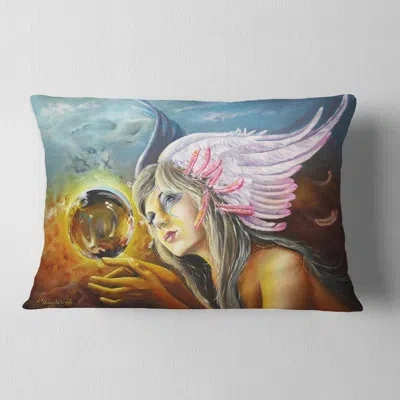 Design Art Birth Of An Idea - Abstract Printed Pillow