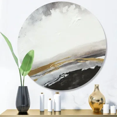 Design Art Black Eruption Of Marble Iii Wall Decor Metal