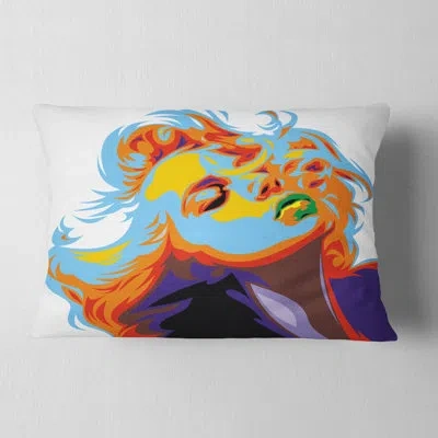 Design Art Blonde Girl Art - Others Printed Pillow
