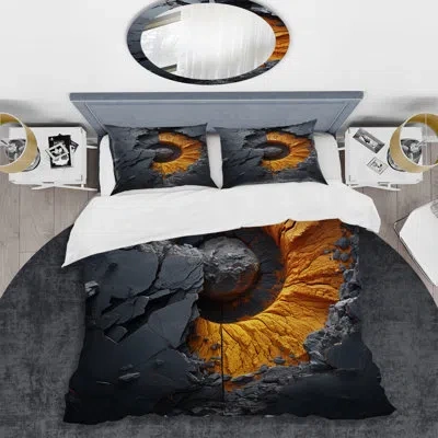 Design Art Blue And White Flowers - Flowers Duvet Cover Set In Blue;white